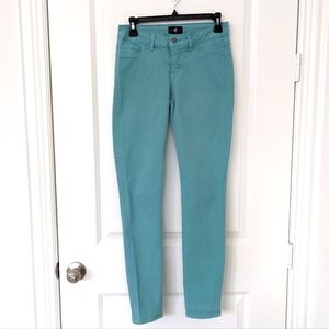 Cello Jeans Teal Blue Straight Jeans Juniors Size 7